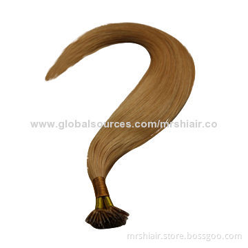 Two mix color blonde 12" 14" 18" 20" 22" 24" 26" Remy nano micro link loop straight hair extension